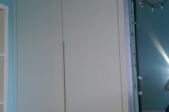 Wardrobe with two full width drawers