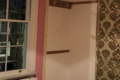 alcove ready to take new wardrobe